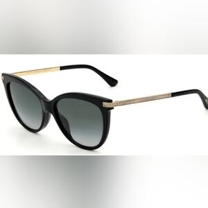 Jimmy Choo Black and Gold Sunglasses